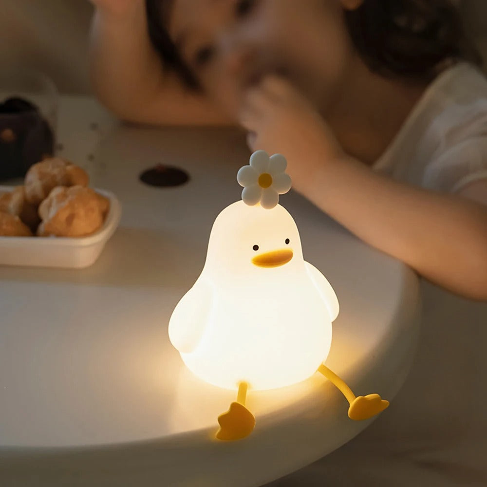 Flower Duck Night Lamp